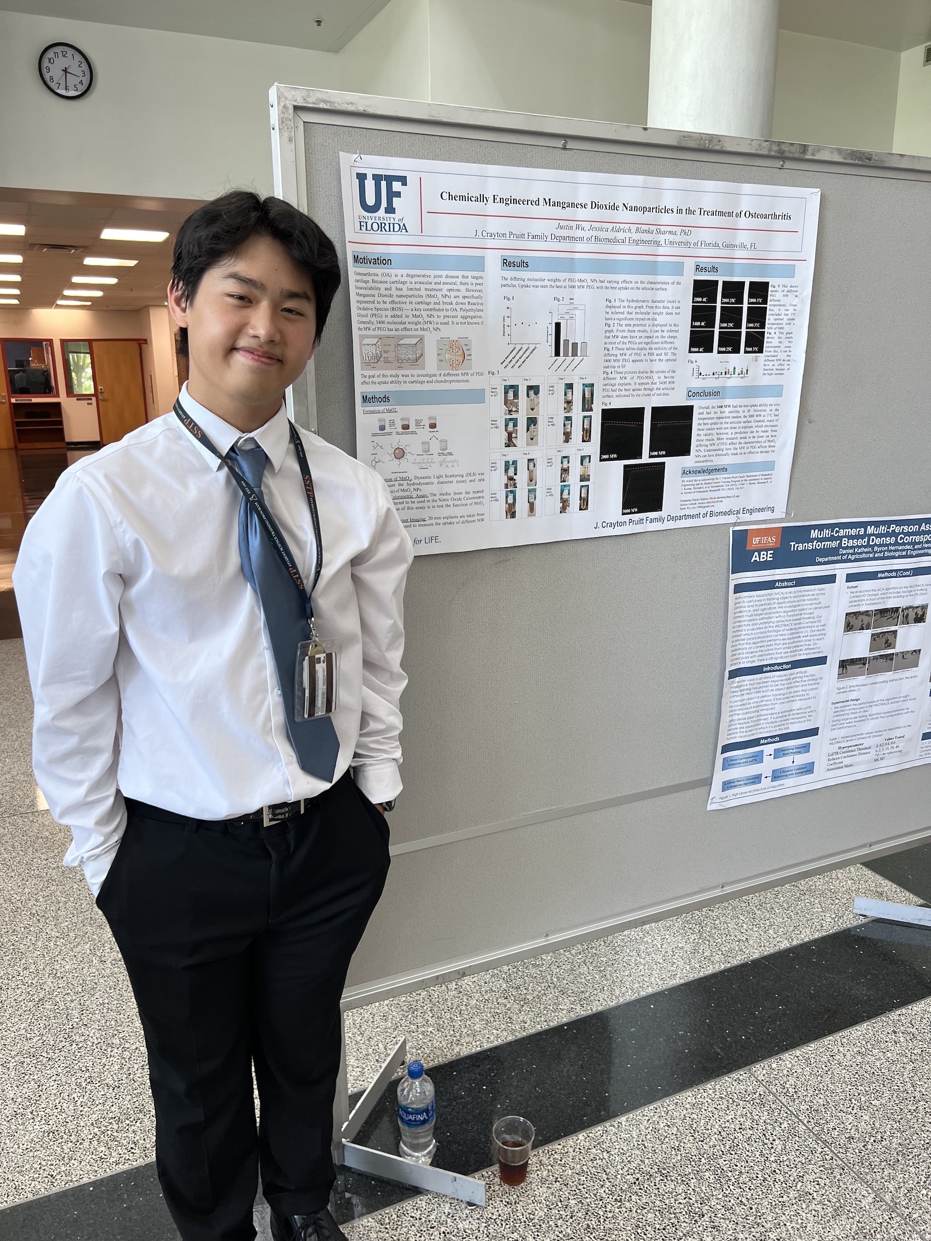 SSTP student Justin presents his summer research