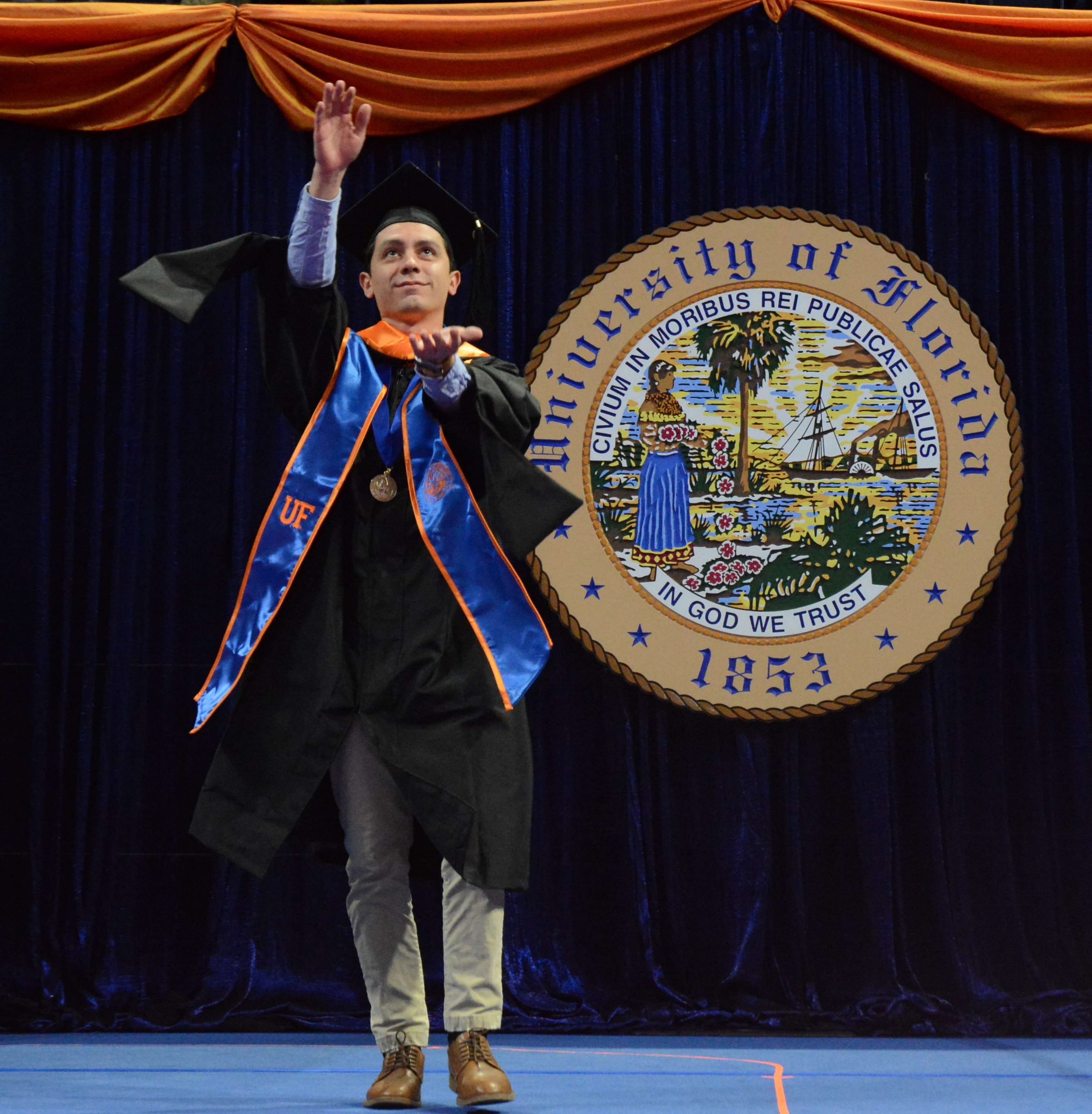 Matthew graduates with his Master’s degree!