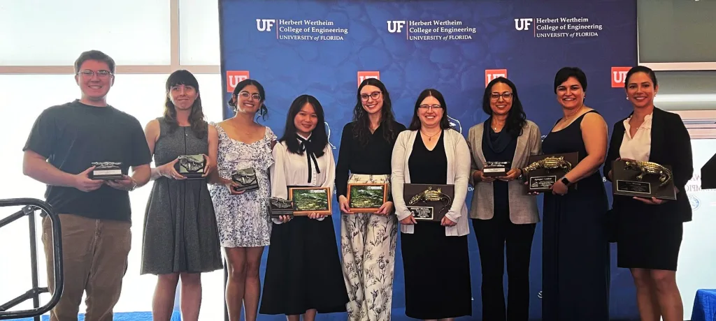 BME faculty and students receive UF and Herbert Wertheim College of Engineering Excellence Awards